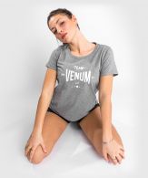 Venum Team 2.0 T-Shirt - Voor dames - Gemêleerd Lichtgrijs