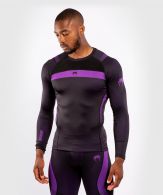 Venum NoGi 3.0 Rashguard - Long Sleeves - Black/Purple