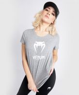 Venum Classic T-Shirt – Für Frauen – Hellgrau Meliert