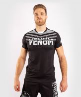  Venum Signature Dry Tech T-Shirt - Schwarz/Weiß
