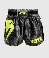 Venum Giant Camo Muay Thai Shorts - Zwart/Geel
