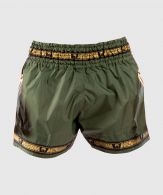 Pantalones cortos Venum Muay Thai Parachute - Caqui/Dorado