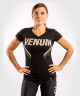 T-shirt Venum ONE FC Impact - pour femme - Noir/Kaki