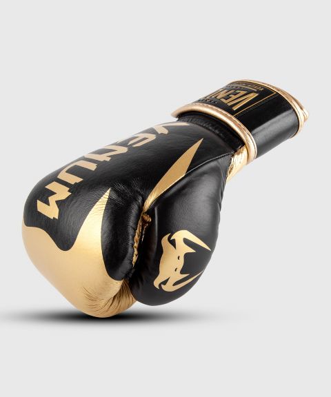 Venum Hammer Pro Boxing Gloves Velcro - Black/Gold