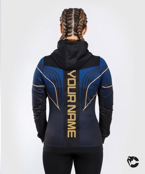 UFC Venum Personalized Authentic Fight Night 2.0 kit by Venum Women's Walkout Hoodie - Midnight Edition - Champion