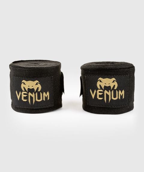 Bandages de boxe Venum Kontact - 2,5 mètres - Noir/Or