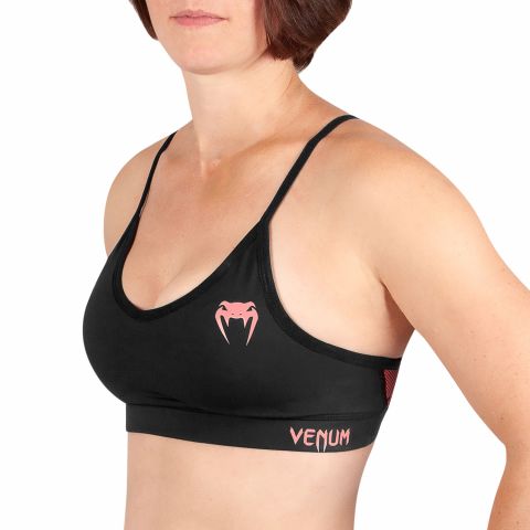Venum Tecmo Sport Bra - For Women - Black/Pink