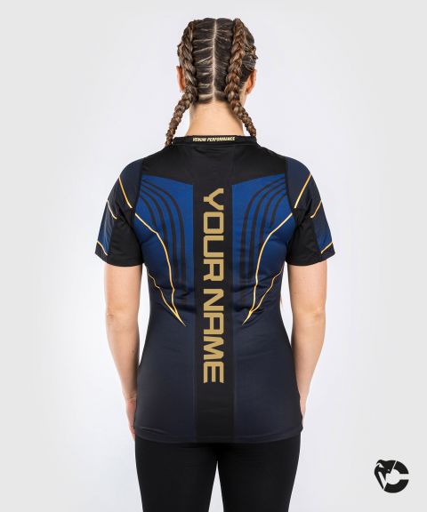 Camiseta UFC Venum personalizada Authentic Fight Night 2.0 para mujer - Midnight Edition - Champion