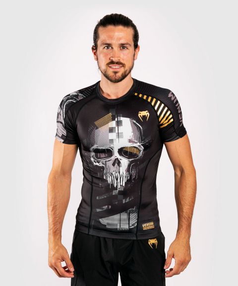 T-shirt de compression Venum Skull - Manches courtes - Noir