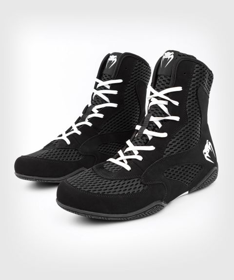 Venum Contender Boxing Shoes - Black/White