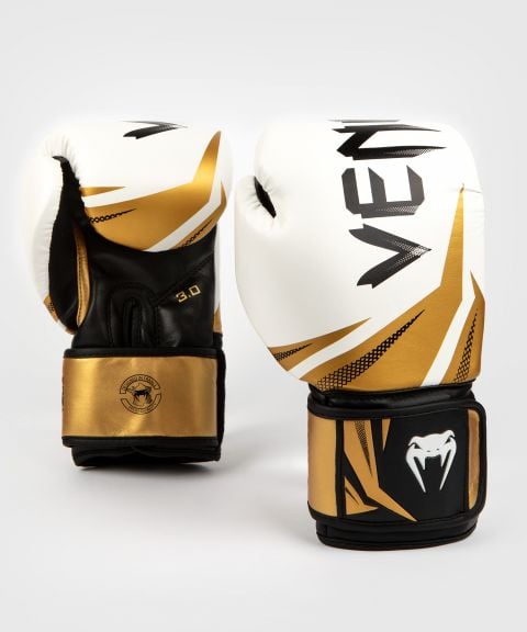 Venum Challenger Super Saver Boxing Gloves - White/Black-Gold