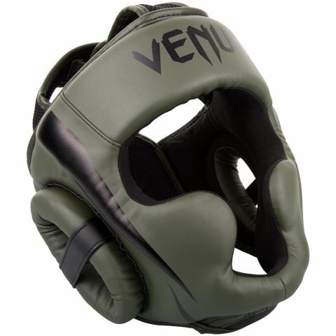 Venum Elite Kopfschutz-Khaki/Schwarz