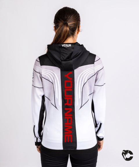 UFC Venum Personalized Authentic Fight Night 2.0 Kit by Venum Women's Walkout Hoodie - White