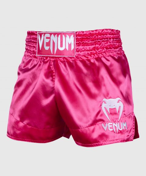 Pantaloncini Muay Thai Classic Venum - Rosa/Bianco