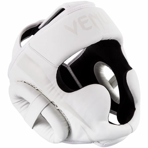 Venum Elite Headgear - White/White - Taille Unique