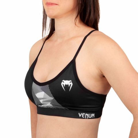 Venum Dune 2.0 Sport Bra - For Women - Black/White