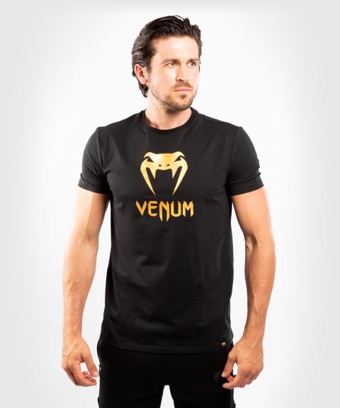 Camiseta Venum Classic - Negro/Oro