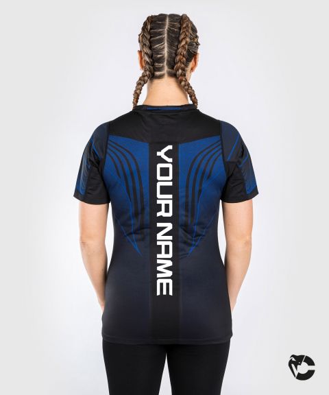 Camiseta UFC Venum personalizada Authentic Fight Night 2.0 para mujer - Midnight Edition
