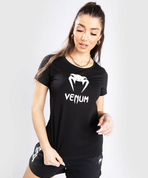 Venum Classic T-Shirt – Für Frauen – Schwarz