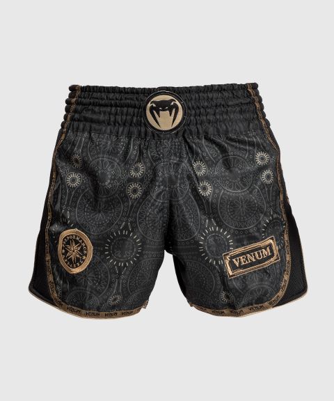 Venum Santa Muerte Dark Side - Muay Thai Shorts - Black/Brown