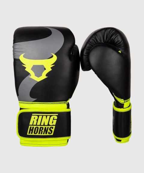 Ringhorns Charger Boxing Gloves - Black/Neo Yellow