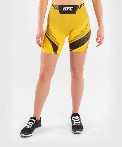 UFC Venum Authentic Fight Night Women's Vale Tudo Shorts - Long Fit - Yellow