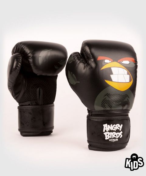 Guantes de Boxeo Venum x Angry Birds - Para Niños - Negro 