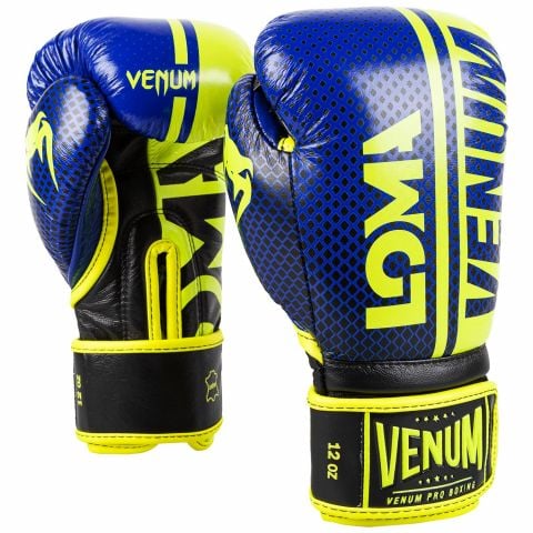 Venum Shield Pro Boxhandschuhe Loma Edition - Mit Klettverschluss - Blau/Gelb
