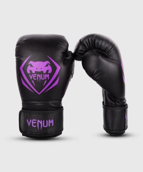 Venum Contender Boxing Gloves - Black/Purple