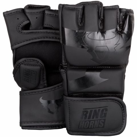 Ringhorns Charger MMA Gloves - Black/Black