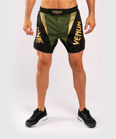 Shorts de combate Venum x ONE FC - Caqui/Gold