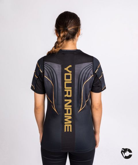 Camiseta auténtica personalizada UFC Venum Fight Night 2.0 para mujer - Campeón