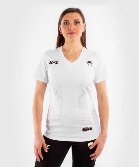 T-shirt Technique Femme UFC Venum Authentic Fight Night - Blanc
