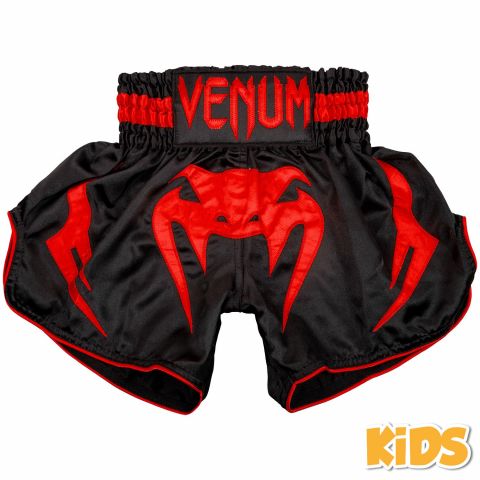 Venum Bangkok Inferno Kids Muay Thai Short - Zwart/rood