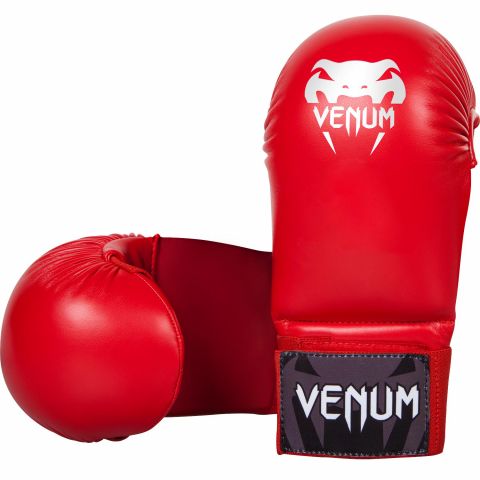 Venum Karate Handschuhe - Ohne Daumenschutz - Rot 