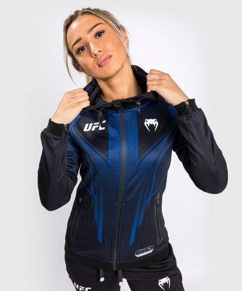 Ufc Authentic Fight Night 2.0 Kit By Venum Women's Walkout Hoodie - Midnight Edition