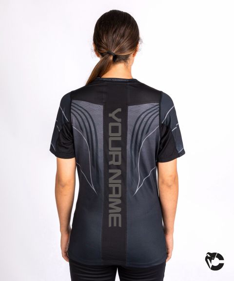 Camiseta UFC Venum Personalizada Auténtica Fight Night 2.0 Mujer - Negra
