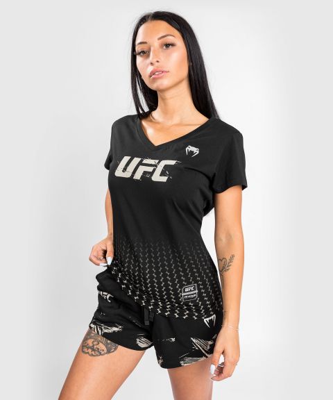 Camiseta UFC Venum Authentic Fight Week 2.0 - Para mujer  - Negro