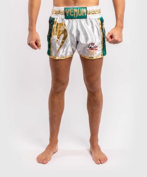 Muay Thai Venum WBC Shorts - Wit/Groen