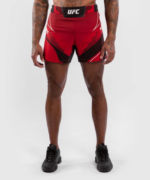 Pantalón De MMA Para Hombre UFC Venum Authentic Fight Night – Modelo Corto - Rojo
