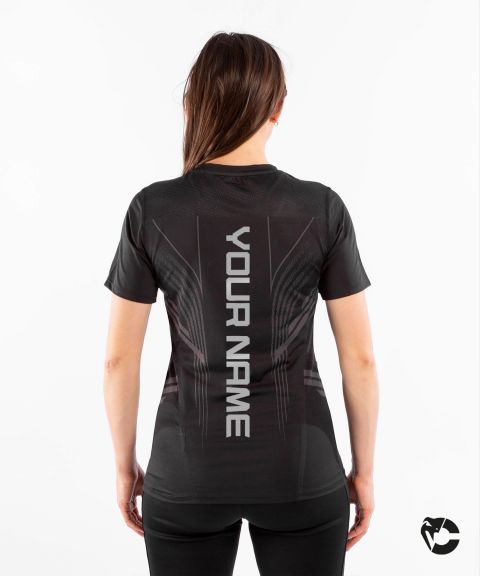 Camiseta Técnica Para Mujer Personalizada UFC Venum Authentic Fight Night - Negro