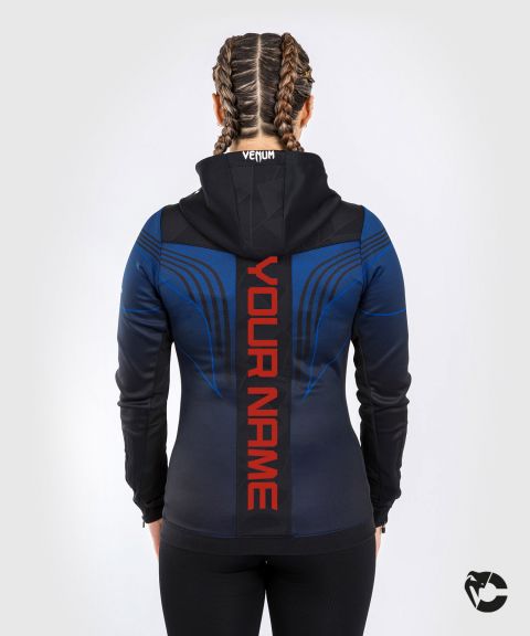 UFC Venum Personalized Authentic Fight Night 2.0 Kit by Venum Women's Walkout Hoodie - Midnight Edition