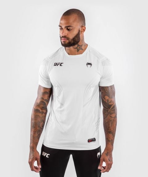 Camiseta Técnica Para Hombre UFC Venum Authentic Fight Night - Blanco