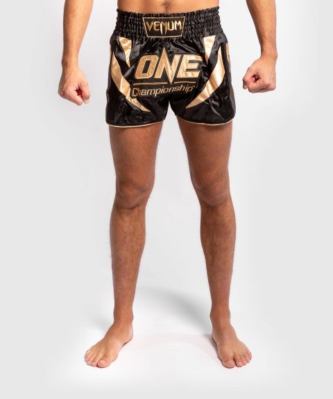 Venum x ONE FC Muay Thai Shorts - Black/Gold