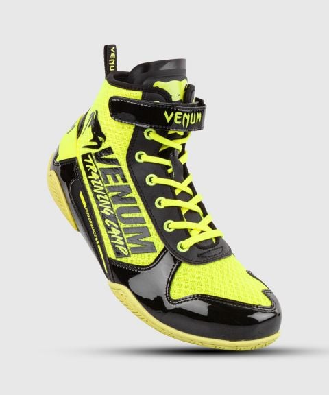 Zapatillas de boxeo Venum Giant Low edición VTC 2 - Neo Amarillo/Negro