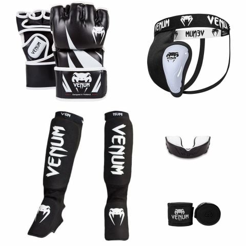 Venum MMA Challenger Bundle V2 - Black/White