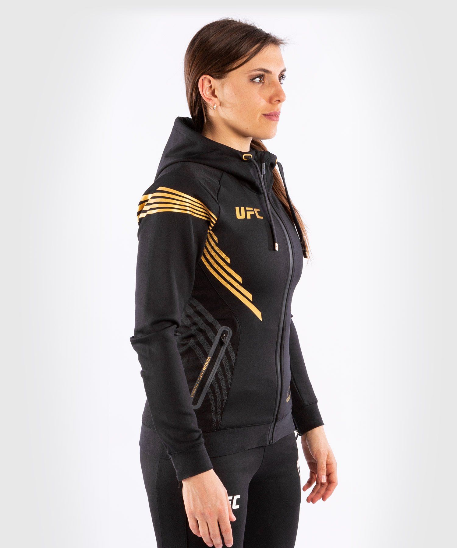 UFC Venum Fighters Authentic Fight Night Walkout Hoodie voor dames - Champion