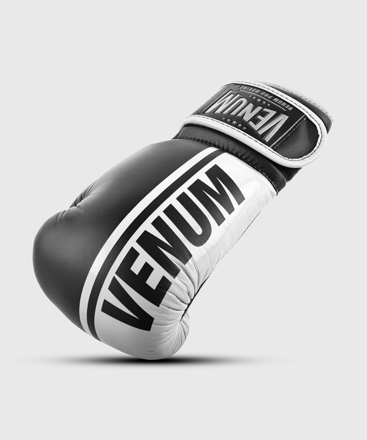 Venum Shield Pro Boxing Gloves Velcro - Black/White