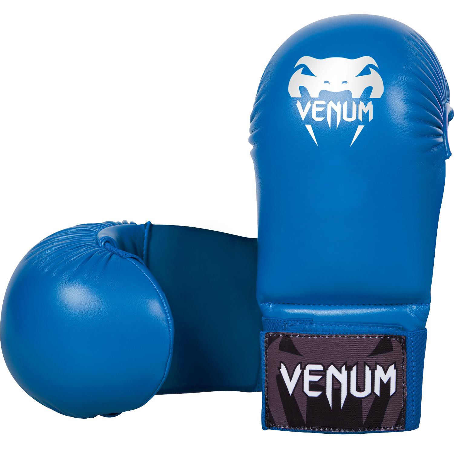 Venum Karate Mitts - Without Thumb Protection - Blue 