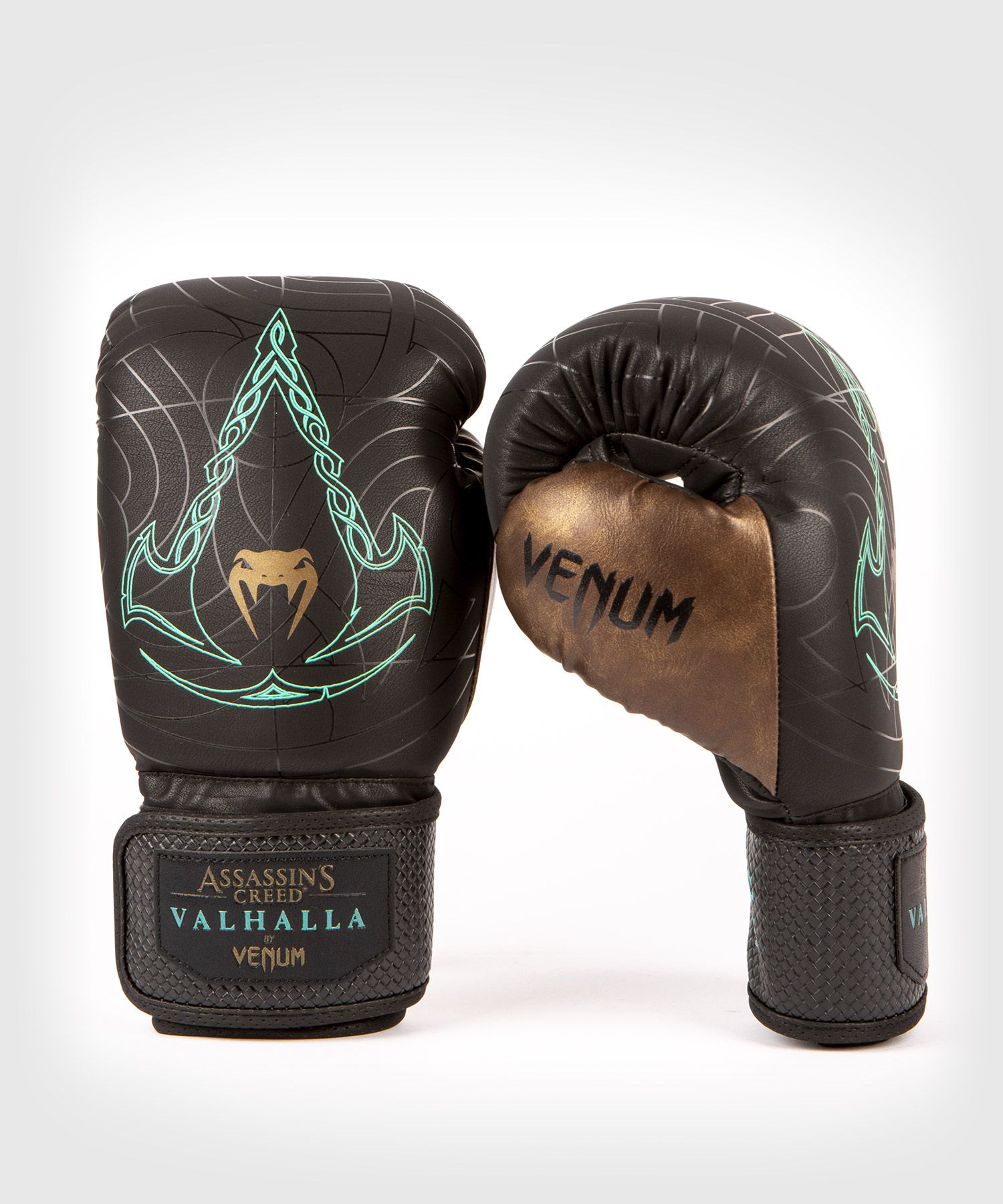 Venum Assassin's Creed Boxing Gloves - Black/Blue
